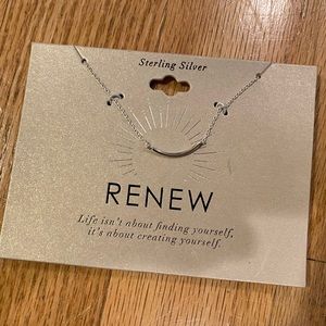 NEVER WORN BEFORE sterling silver necklace